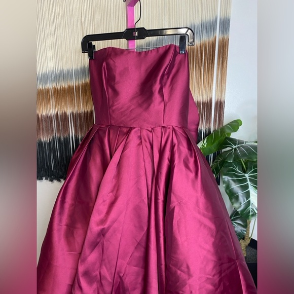 NWOT Hutch Adaleigh Strapless Back-Bow High-Low Maxi Dress - Picture 11 of 16